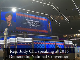Judy speaking at 2016 Democratic National Convention
