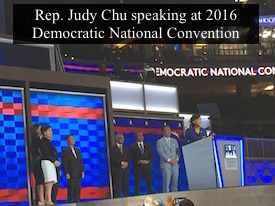Judy speaking at 2016 Democratic National Convention